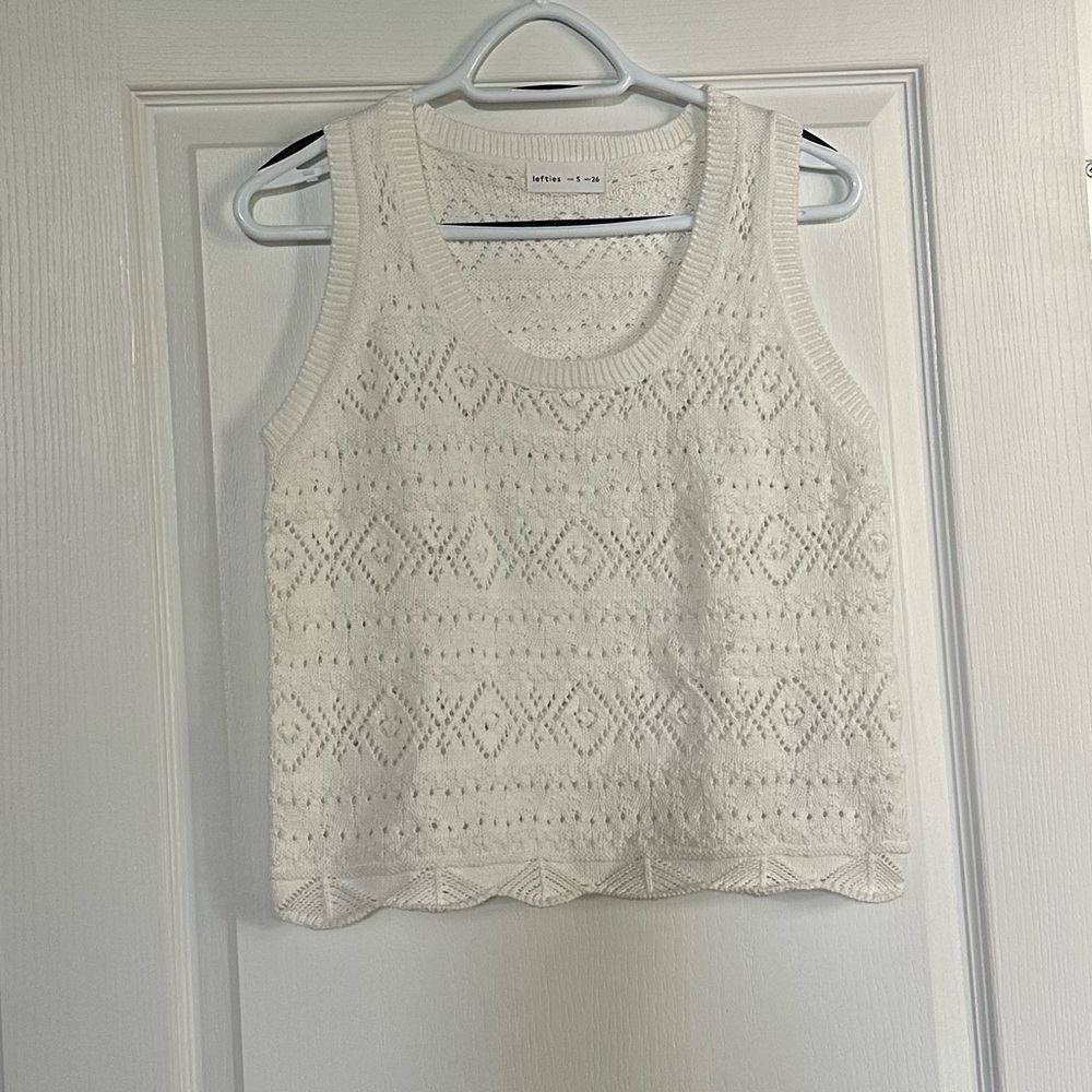 Cotton Knit Vest
